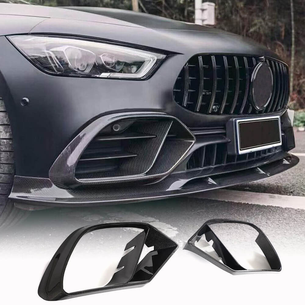 Bumper Inserts (for GT43/GT50/GT53 2018-2022, Carbon) for Mercedes AMG GT 4 X290 2018- - image 1