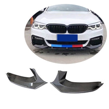 Front Bumper Splitters Carbon Fiber V1 (for M-Sport 2017-2020) for BMW 5 Series G30/31 2017-2023 - image 1