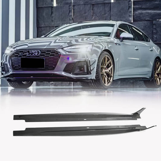 Side sills 2021-2025 V2 (for Sportback, Carbon) for Audi A5 2016-2025 - image 1