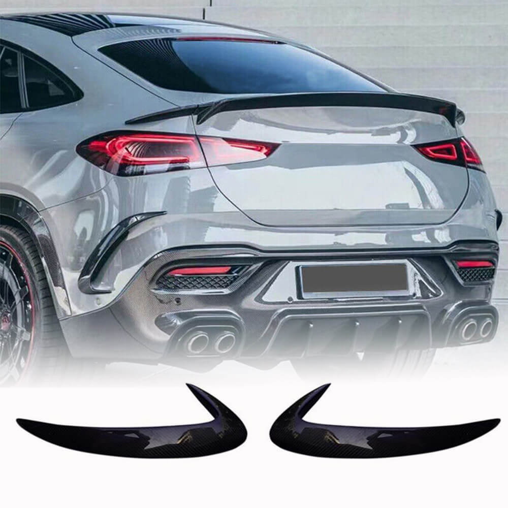 Rear Bumper Carbon Trim for GLE 350/GLE450/GLE63 2019-2023 for Mercedes GLE coupe C167 2019- - image 1
