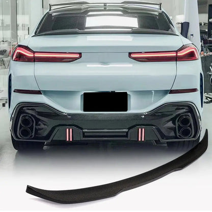 Rear Trunk Spoiler Carbon Fiber V1 for BMW X6 G06 2019- - image 1