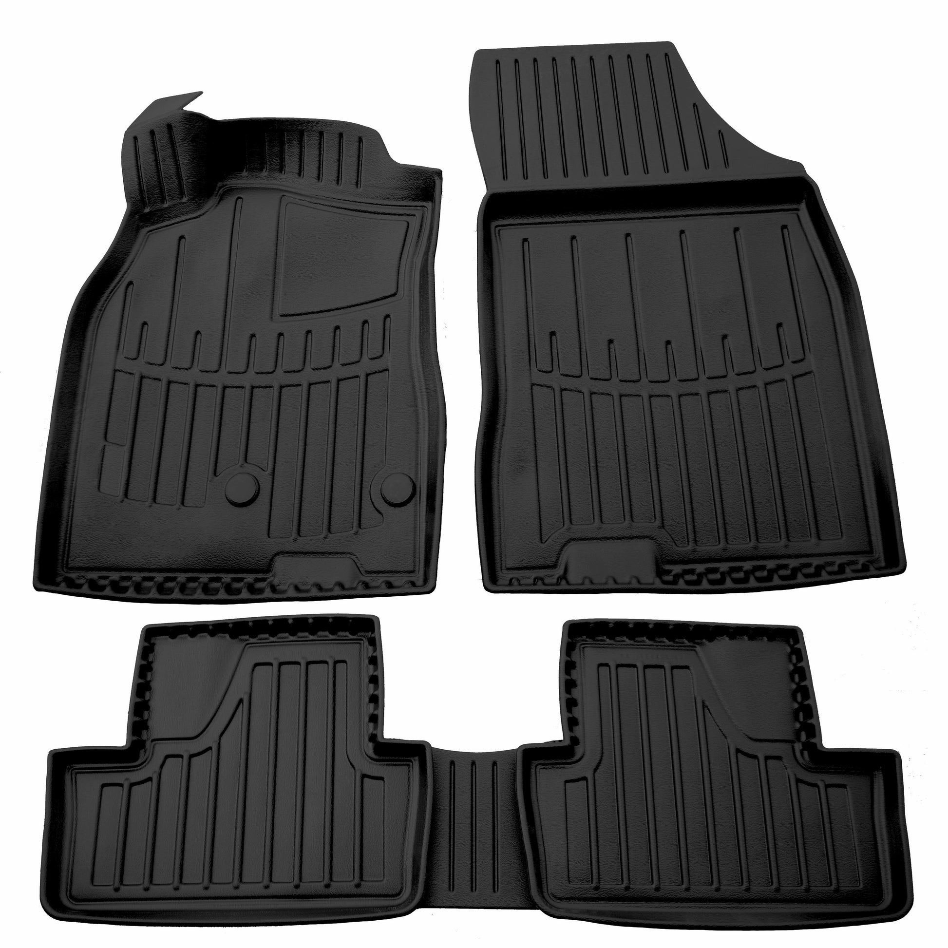 Rubber Floor Mats Stingray 3D (HB, 5 pcs) for Renault Megane III 2009-2016 - image 1