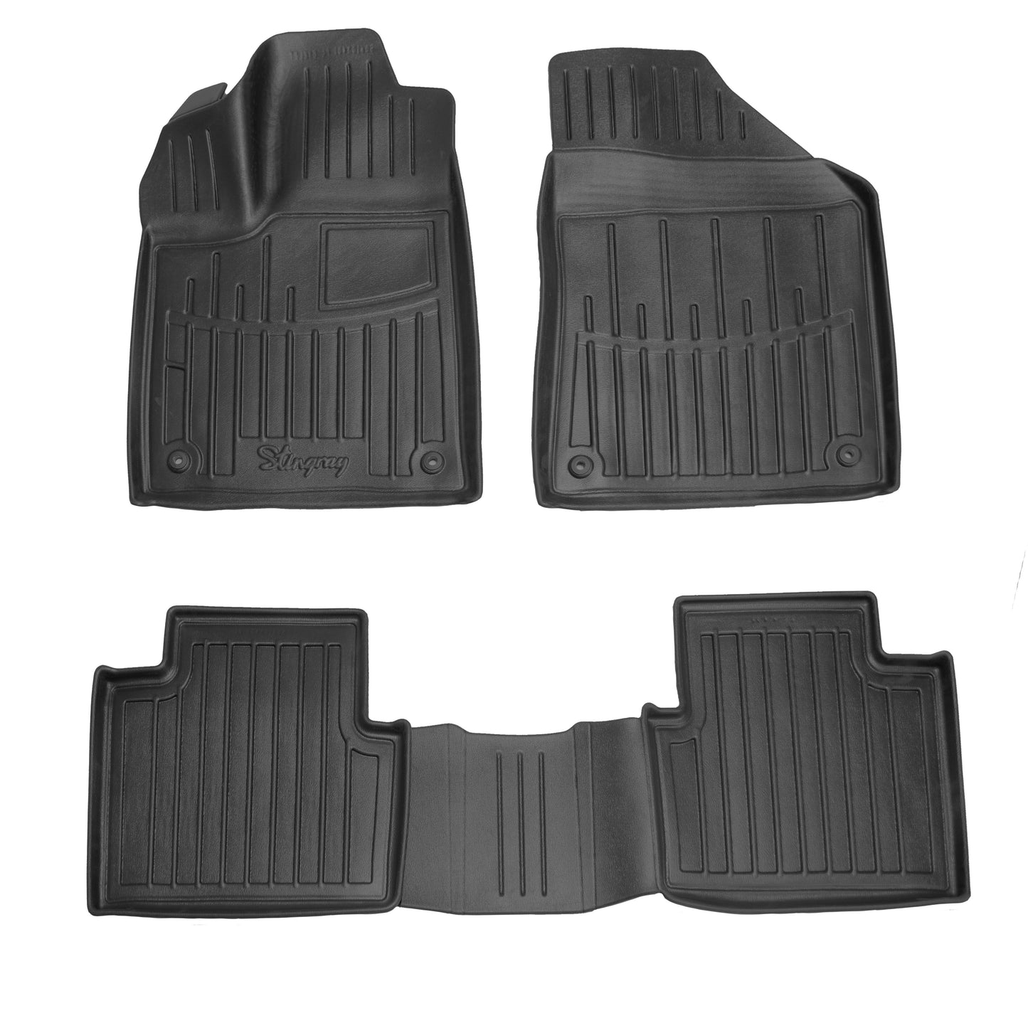 Rubber Floor Mats Stingray 3D (5 pcs) for Chrysler 200 II 2014-2017 - image 1