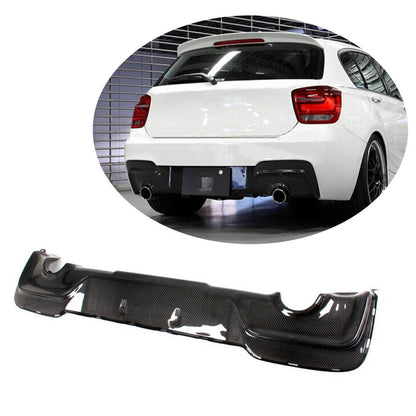 Rear Bumper Diffuser (for M135i 2011-2015, Carbon) for BMW 1 Series F20/21 2011-2019 - image 1
