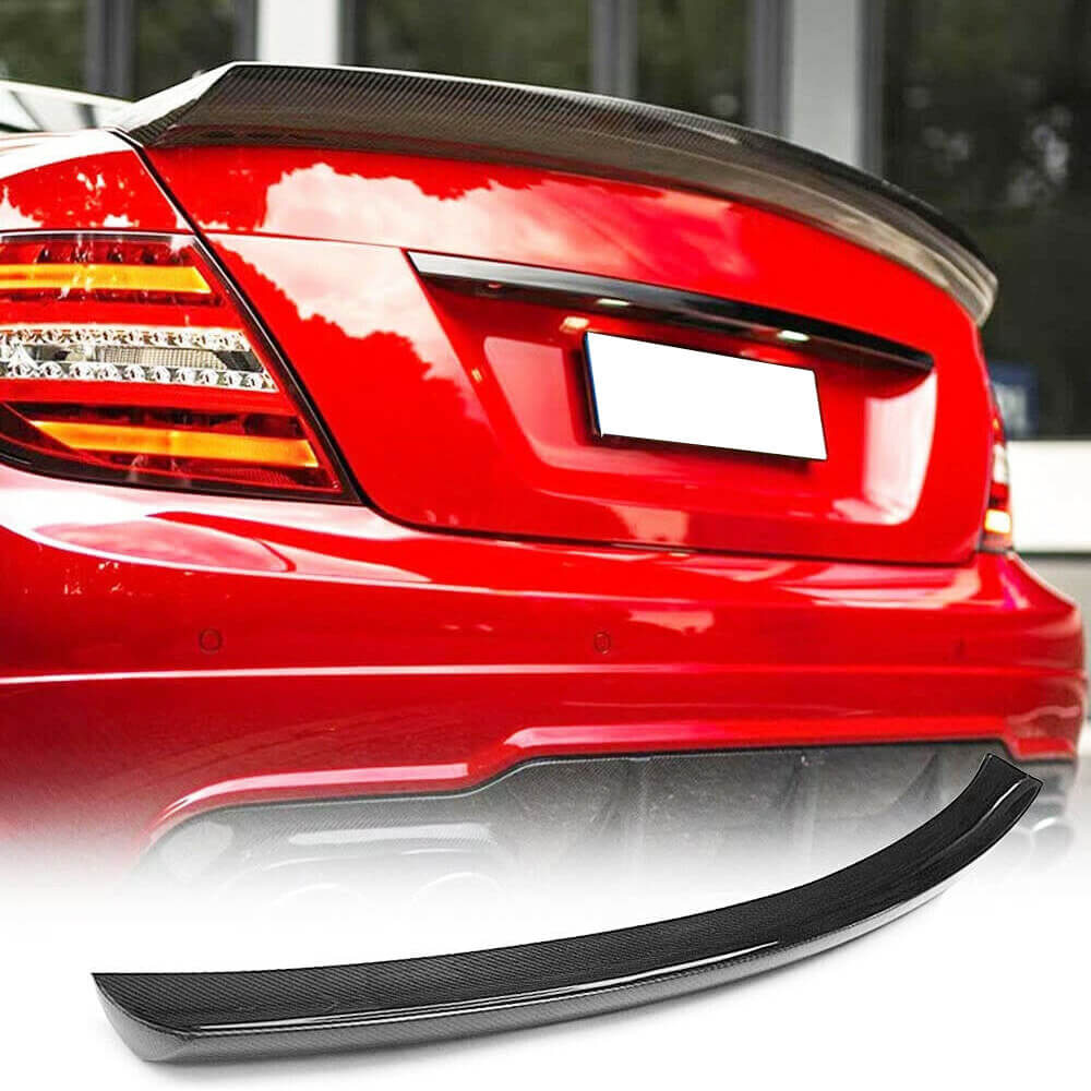 Spoiler Coupe (Carbon) for Mercedes C-class W204 2007-2015 - image 1