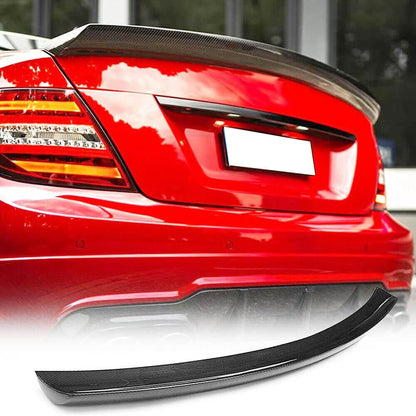 Spoiler Coupe (Carbon) for Mercedes C-class W204 2007-2015 - image 1