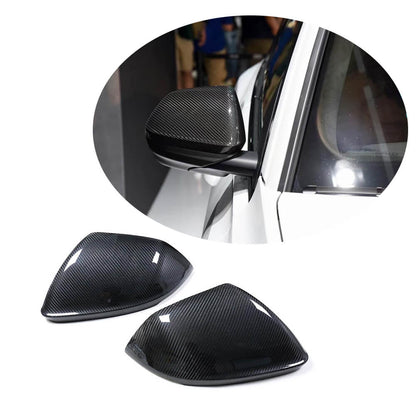 Mirror Covers (Dry Carbon) V1 for Audi Q8 2018- - image 1