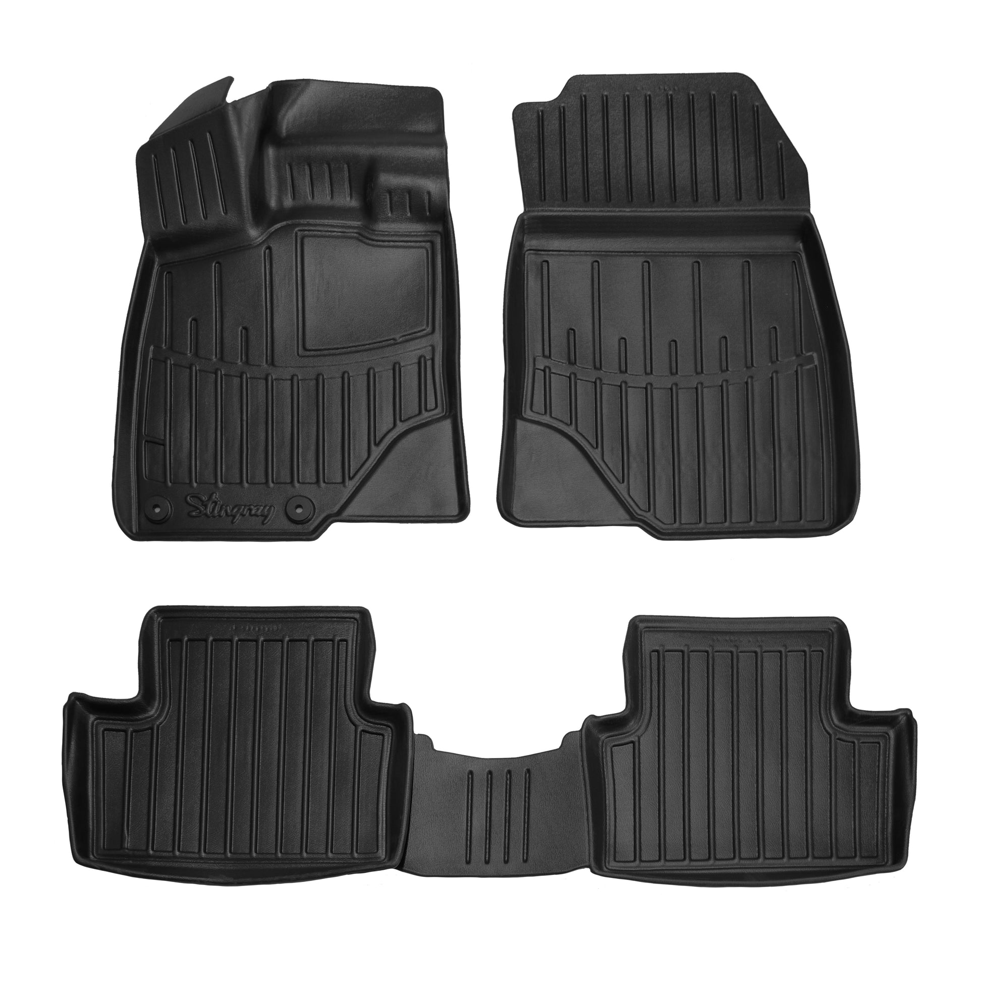 Rubber Floor Mats Stingray 3D (5 pcs) for Peugeot 3008 2024- - image 1