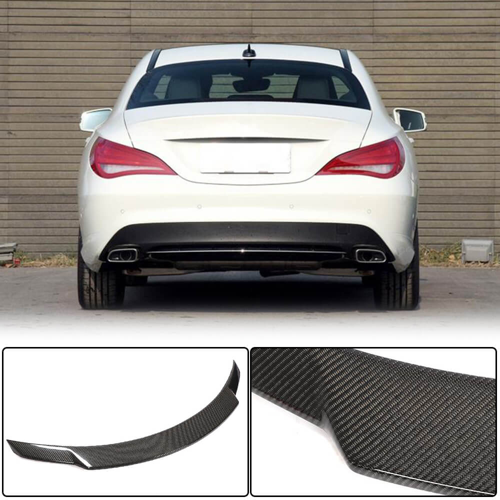 Spoiler V7 (SD, Carbon) for Mercedes CLA C117 2013-2019 - image 1