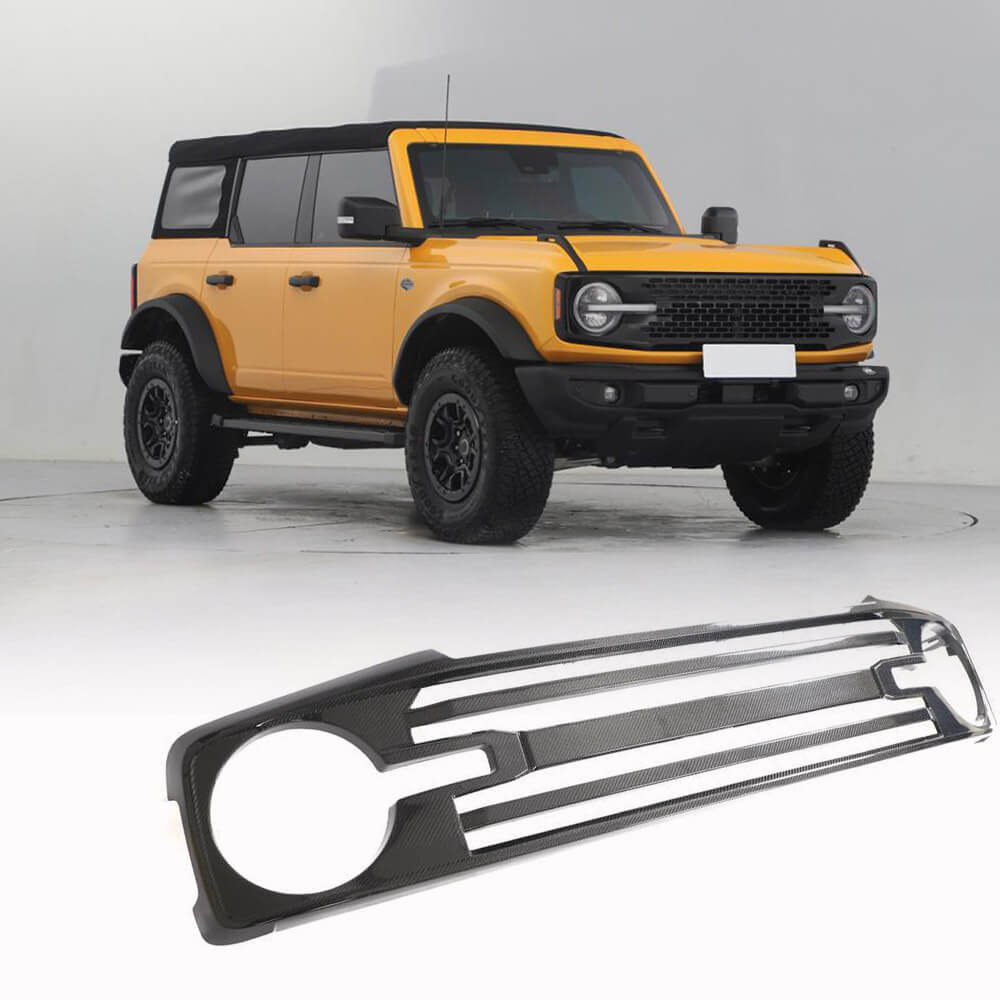Radiator grille V2 (Carbon) for Ford Bronco - image 1