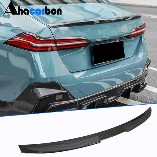 Rear Trunk Spoiler Dry Carbon Fiber for BMW 5/i5 series G60/60E/61 2023- - image 1