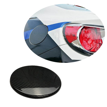 Overlay on the gas tank hatch (Carbon) for Subaru BRZ 2012-2021 - image 1