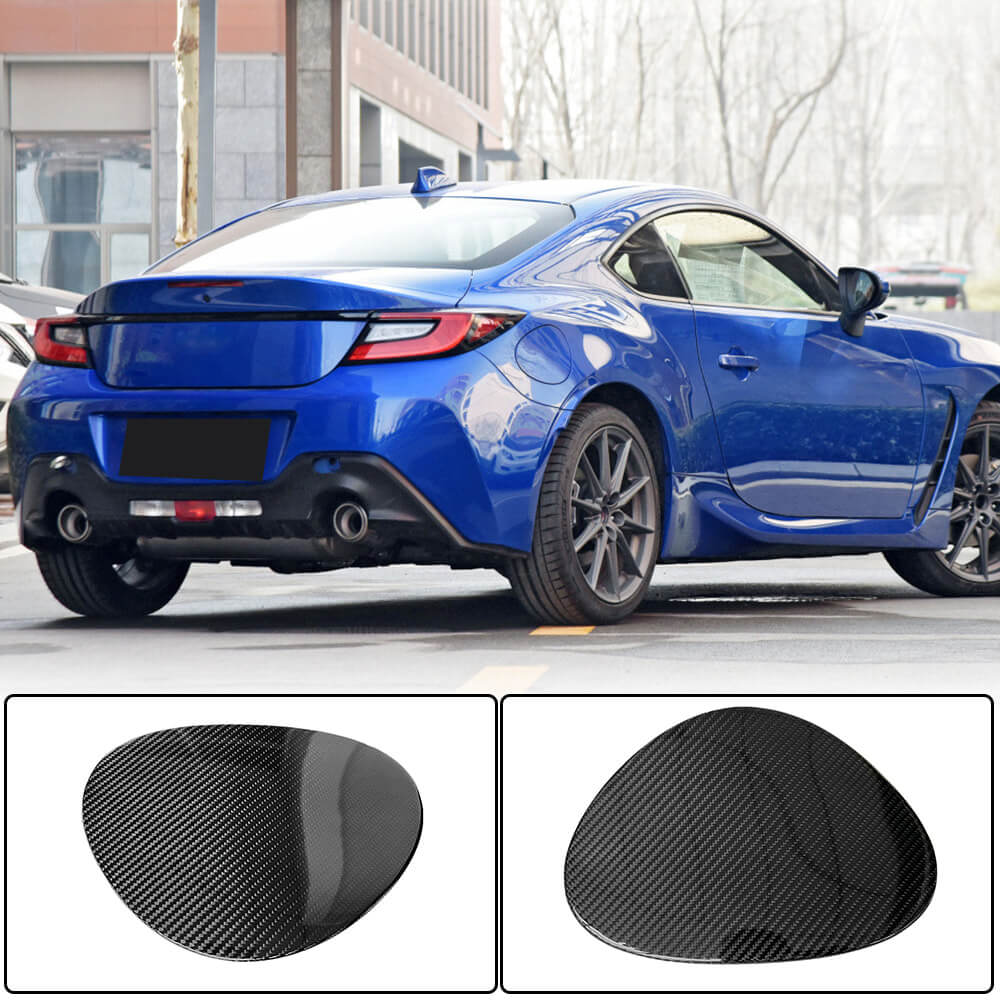 Overlay on the gas tank hatch (Carbon) for Subaru BRZ 2021- - image 1