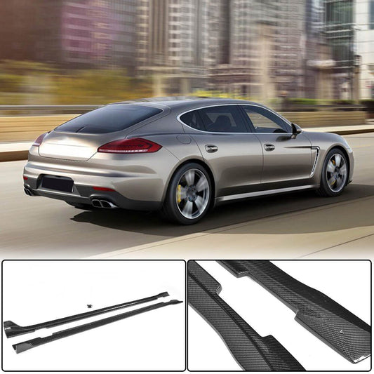 Side Skirts (2013-2016, Carbon) for Porsche Panamera 2009-2016 - image 1