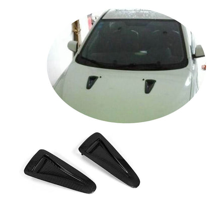 Hood Covers (2012-2015, Carbon) for Nissan GT-R 2008-2025 - image 1