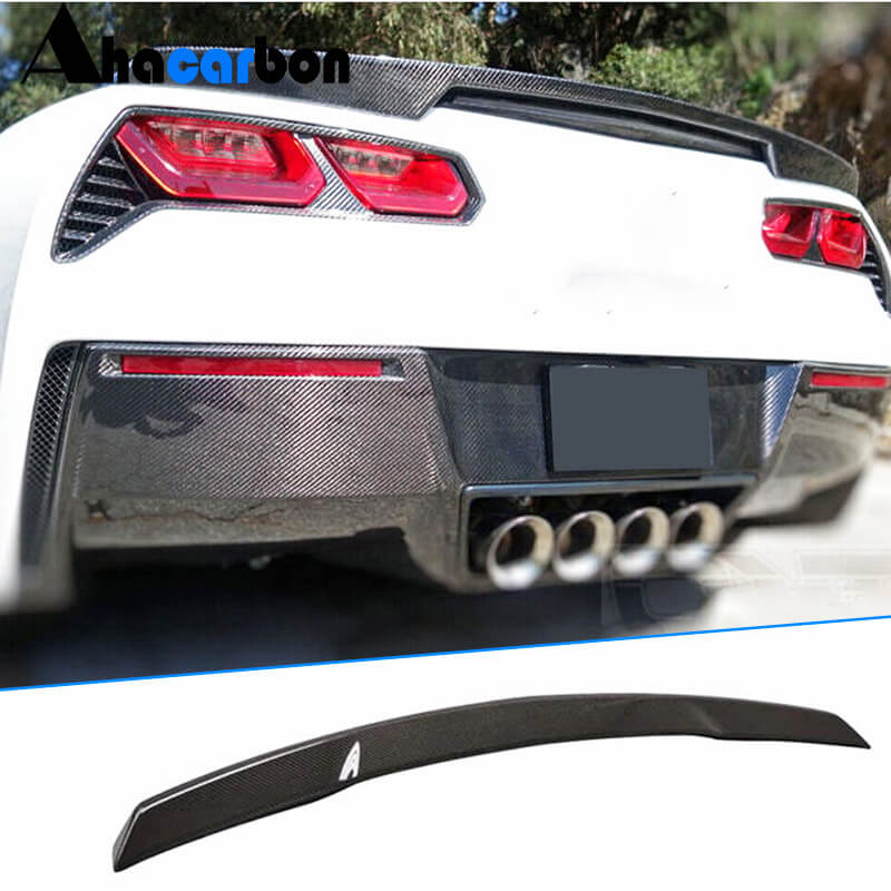 Spoiler (Carbon) for Chevrolet Corvette C7 2013-2019 - image 1