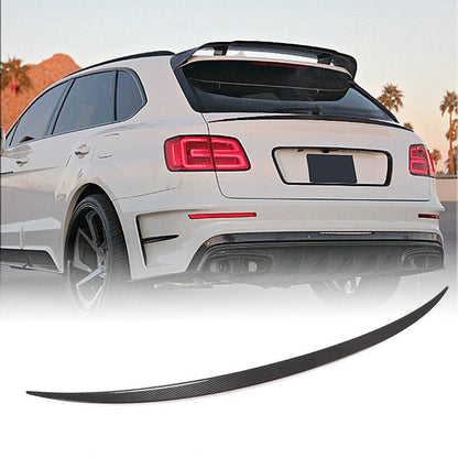 Rear Trunk Spoiler Dry Carbon Fiber for Bentley Bentayga - image 1
