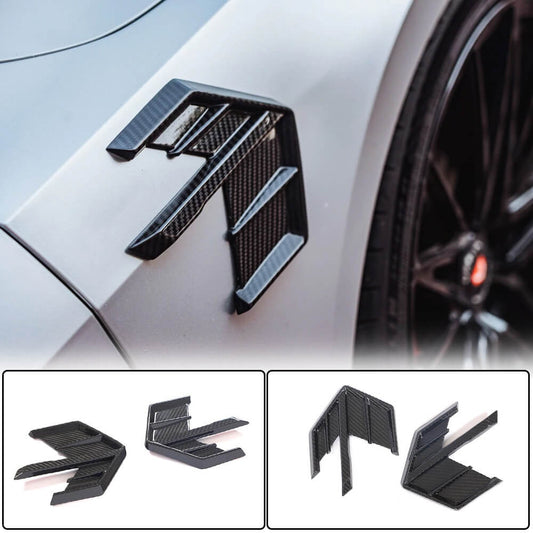 Wing covers (2018-2022, Dry Carbon) for Audi A7 2018- - image 1