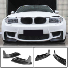 Front Bumper Flap Extensions (for 1M E82, Carbon) for BMW 1 Series E81/E82/E87/E88 2004-2011 - image 1