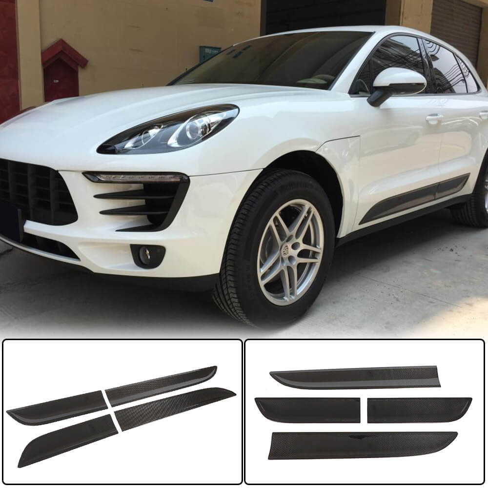 Door moldings (2014-2021, Carbon) for Porsche Macan 2014-2024 - image 1
