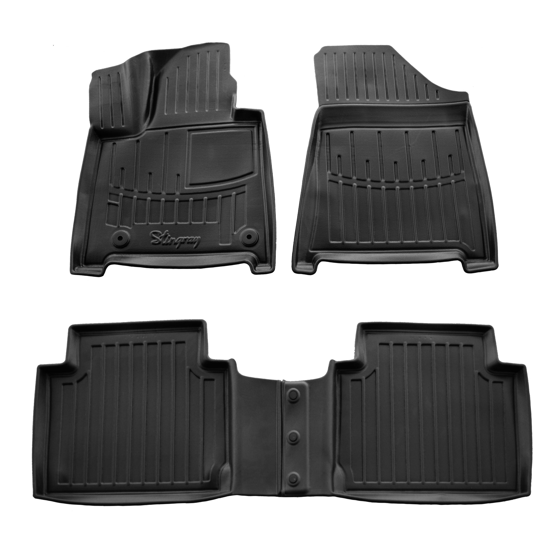 Stingray 3D Rubber Floor Mats (4 pcs) for Hyundai Santa Fe 5 2023- - image 1