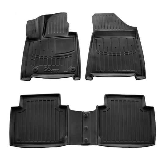 Stingray 3D Rubber Floor Mats (4 pcs) for Hyundai Santa Fe 5 2023- - image 1