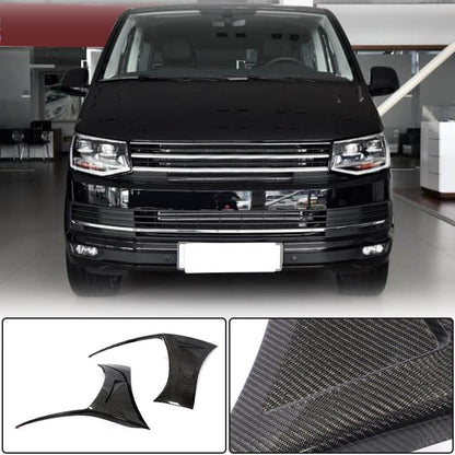 Covers on the front bumper (for 2015-2019, Carbon) for Volkswagen T6 - image 1