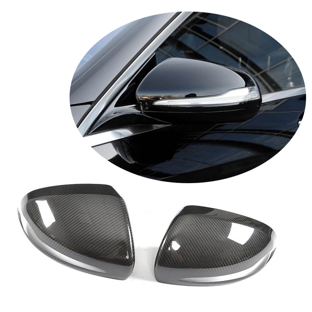 Mirror Covers V1 (2014-2017, Carbon) for Mercedes S-сlass W222 2013-2020 - image 1