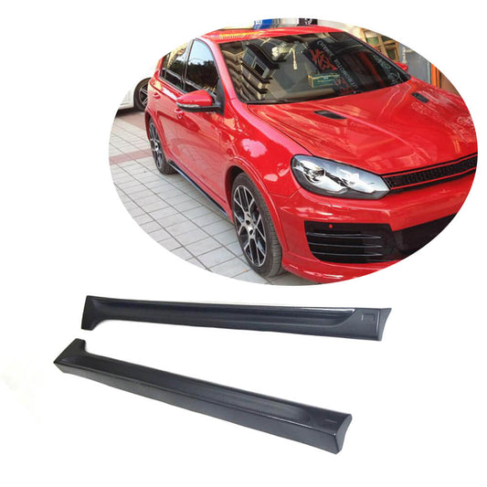 Side Skirts (for Base HB 2010-2013, Carbon) for Volkswagen Golf 6 2008-2014 - image 1