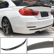 Rear Trunk Spoiler Carbon Fiber V12 (Convertible) for BMW 4 series F-32 2012-2020 - image 1