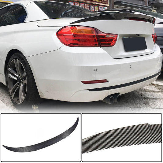 Rear Trunk Spoiler Carbon Fiber V12 (Convertible) for BMW 4 series F-32 2012-2020 - image 1