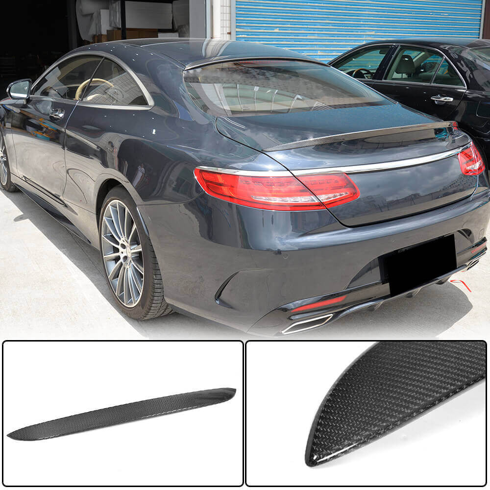 Spoiler V2 (Coupe, Carbon) for Mercedes S-class C217 Coupe 2014-2020 - image 1