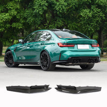 Rear Bumper Add-on Flap V1 (for G80, Carbon) for BMW 3 Series G20/21 2018- - image 1