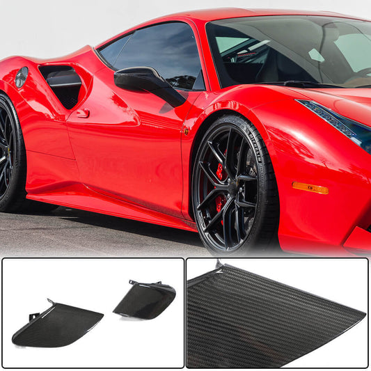 Carbon Rear Fender Covers (2015-2019) for Ferrari 488 GTB 2015-2019 - image 1