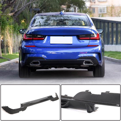 Rear Bumper Diffuser Carbon Fiber V1 (2019-2021, M-Sport) for BMW 3 series G20/21 2018- - image 1