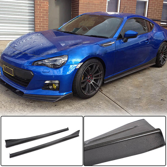 Side Skirts V2 (Carbon) for Subaru BRZ 2012-2021 - image 1
