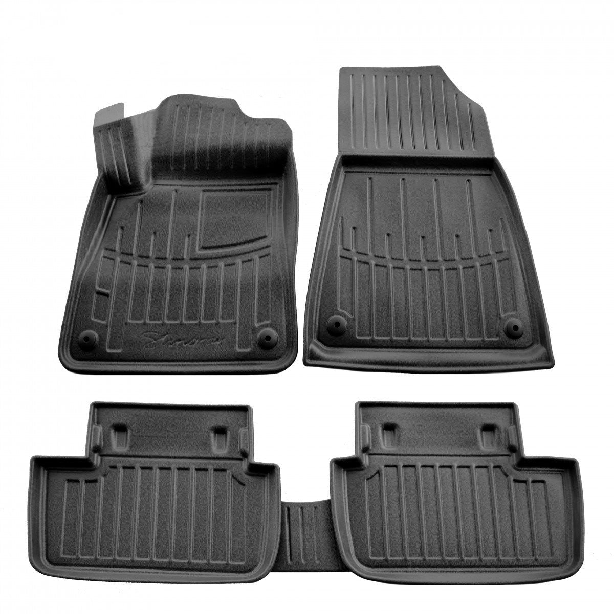 Rubber Floor Mats Stingray 3D (5 pcs) for Polestar 2 2020- - image 1