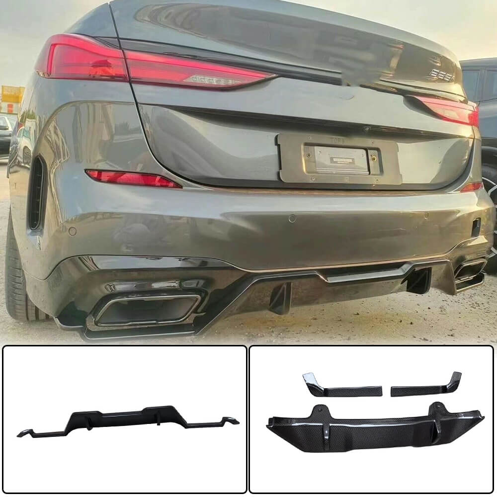 Rear Bumper Diffuser Carbon for BMW 2 Series Gran Coupe F44 2020-2024 - image 1