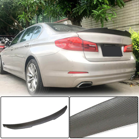 Rear Trunk Spoiler Carbon Fiber V5 (SD) for BMW 5 Series G30/31 2017-2023 - image 1