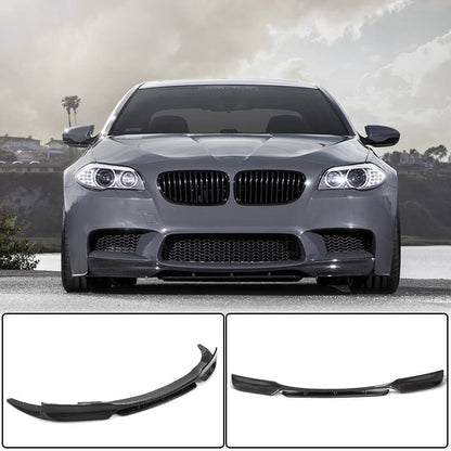 Front Bumper Lip Carbon Fiber V1 (for M5) for BMW 5 series F-10/11/07 2010-2016 - image 1