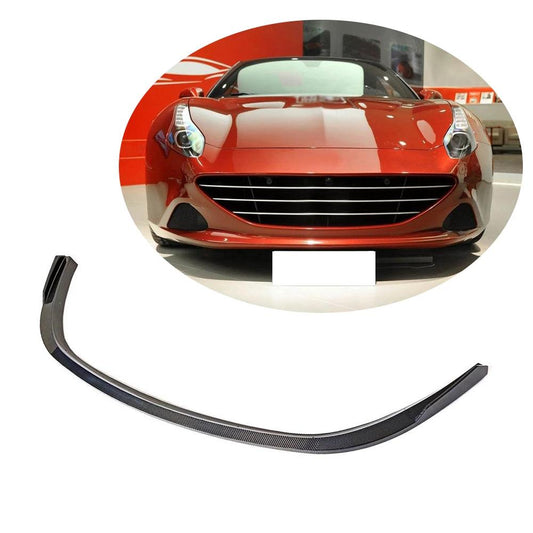 Front Bumper Lip Spoiler (2015-2018, Carbon) for Ferrari California 2008-2017 - image 1