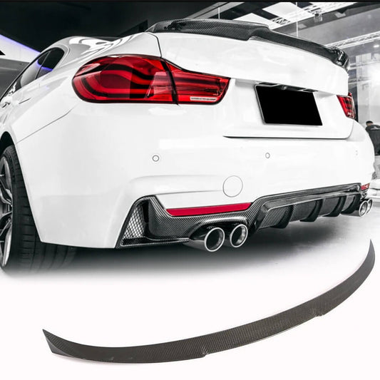 Rear Trunk Spoiler Carbon Fiber V4 (for F36) for BMW 4 series F-32 2012-2020 - image 1