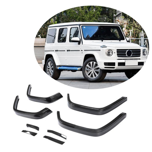 Arch expanders (for Carbon Set body kit, Carbon) for Mercedes G class W463 2018-2024 - image 1