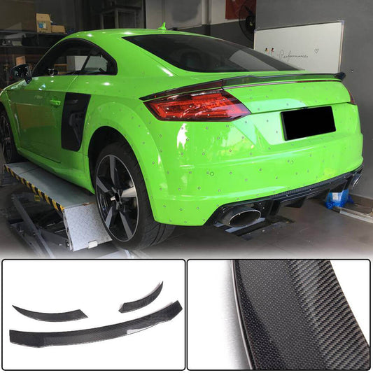 Spoiler V3 (Carbon) for Audi ТТ 2014-2023 - image 1