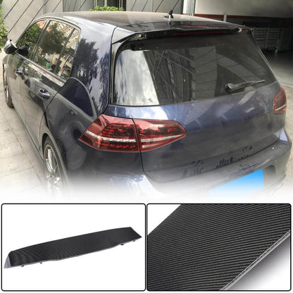 Spoiler V4 (for GTI/R HB, Carbon) for Volkswagen Golf 7/E-Golf 2012-2020 - image 1
