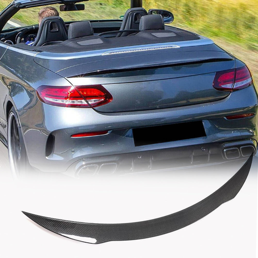 Spoiler (Convertible, Carbon) for Mercedes C-сlass W205 2014-2021 - image 1