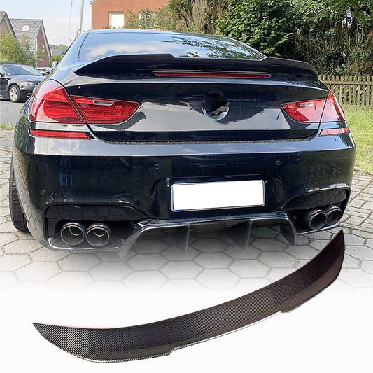 Rear Trunk Spoiler Carbon Fiber V3 (for F06/F13) for BMW 6 F12/F13/F06 2011-2015 - image 1