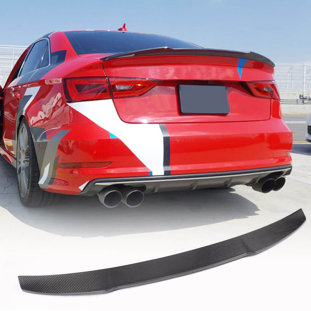 Spoiler V9 (for SD, Carbon) for Audi A3 2012-2020 - image 1