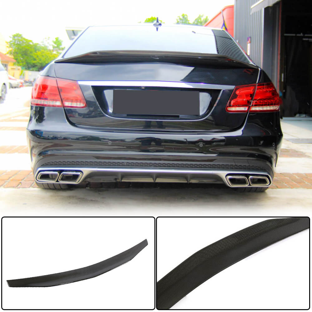 Spoiler V4 (Carbon) for Mercedes E-сlass W212 2009-2016 - image 1