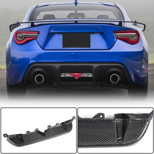 Rear Bumper Diffuser V1 (Carbon) for Subaru BRZ 2012-2021 - image 1